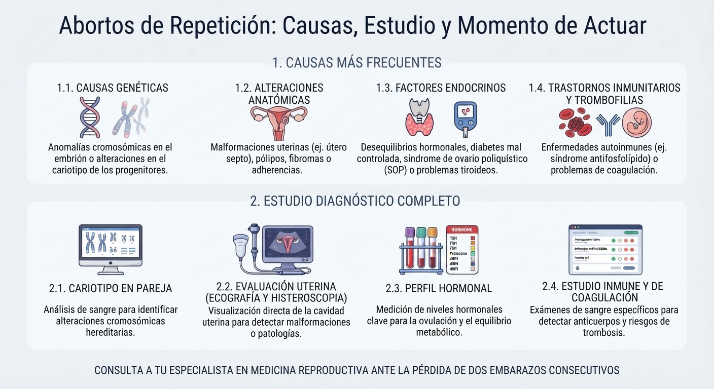 Abortos de repetición: causas, estudio completo y cuándo es el momento de actuar
