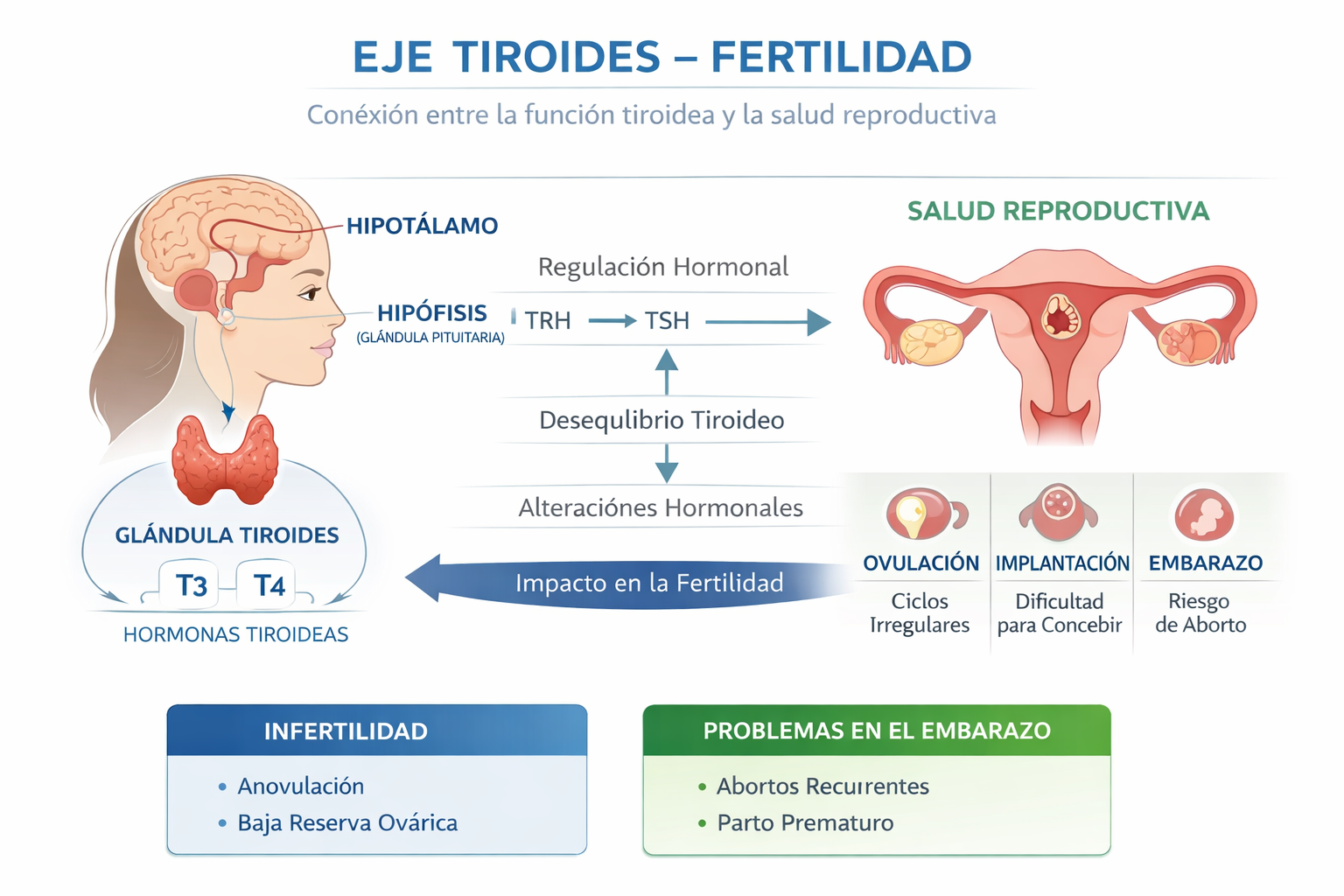 Tiroides e infertilidad Clínica Costa Rica Madrid te puede ayudar