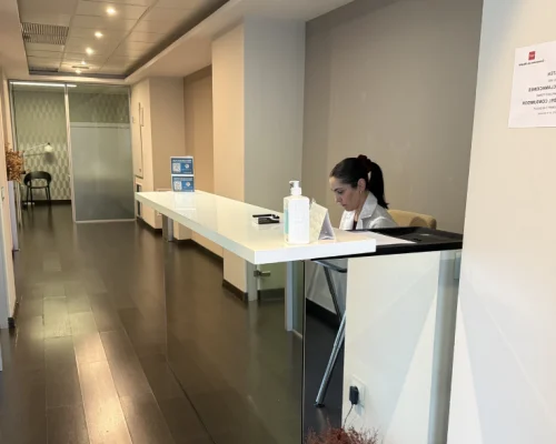 Recepción de Clínica Costa Rica